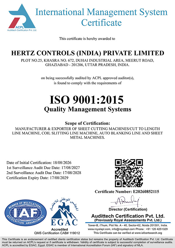ISO Certificates